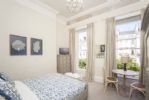 Master bedroom with views over Catharine place square
